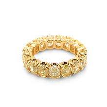 Load image into Gallery viewer, Yellow Diamond Eternity Ring
