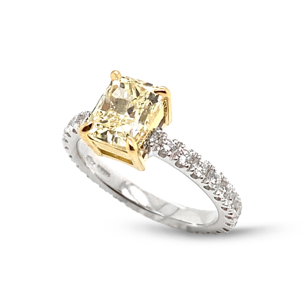 Yellow Diamond Promise Ring