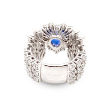 Load image into Gallery viewer, Blue Sapphire Heart Ring
