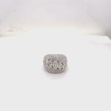Load and play video in Gallery viewer, White Gold Diamond Ring
