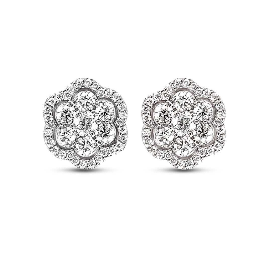Everyday Flowers Diamond Earrings