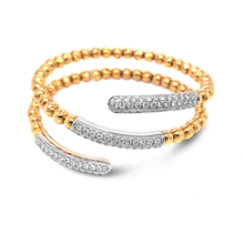 Load image into Gallery viewer, Spiral Diamond Bracelet
